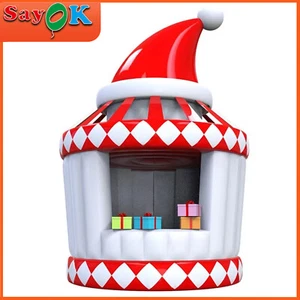Casa de Navidad inflable de 20 pies 6 m cabina de Navidad inflable - Imagen 1 de 5