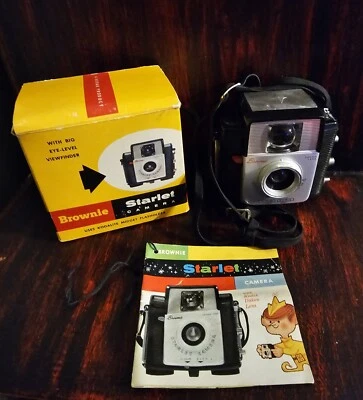 Cámara Kodak Brownie Starlet vintage con caja de correa manual buen estado  Foto 1 de 4