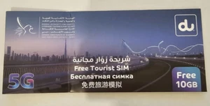Prepaid Sim Karte Dubai mit 10GB Daten Provider du Simkarte Arabische Emirate - Photo 1/2