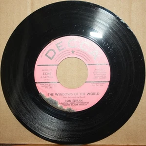 RON ELIRAN *Windows Of The World* WITHOUT HER Psych Rock 45 on DECCA 32268 PROMO - Picture 1 of 2