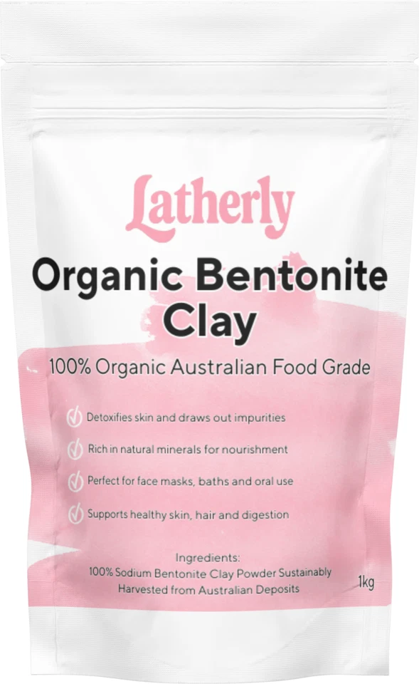 Bentonite Clay 1kg Organic Australian Food Grade Natural Detox Cleanser - Image 1 of 1