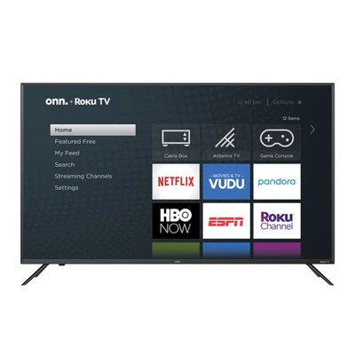 Onn 50" Clase 4K (2160P) Roku Smart LED TV (100012585) Foto 1 de 4