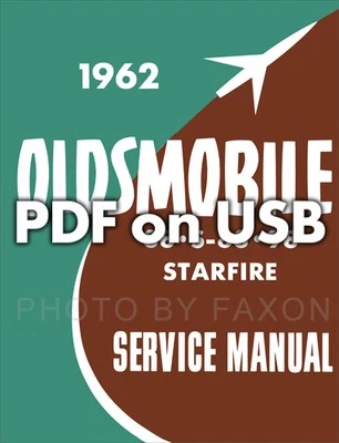 Manuale Di Riparazione Oldsmobile 1961 1962 USB Olds 88 98 Cutlass F85 - Immagine 1 di 4