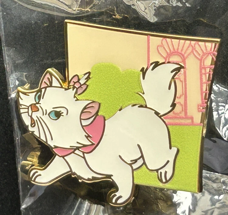 Broche HKDL Disney Trading Carnaval 2023 Aristocats Puzzle Marie Walking Pin LE 600 - Imagem 1 de 1