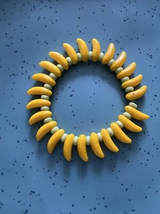 Yellow Elastic Bracelet Women’s - Picture 1 of 2