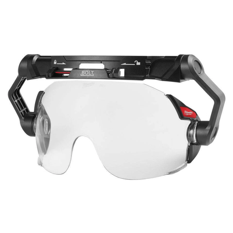 Milwaukee 48-73-1410 Visera de Ojos Transparente Doble Capa Lente Ajuste Milwaukee Cascos de Seguridad Foto 1 de 1