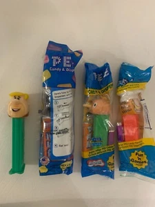 Lote de 4 de colección. Dispensadores Pez-(1) Barney (1) Nascar (1) PumpkinHead (1) Chef Garfield - Imagen 1 de 2