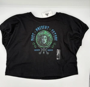Disney Haunted Mansion Madame Leota Girls 5/6 T-Shirt Crop Top New w tags - Picture 1 of 2