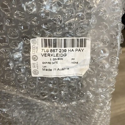 04-10 Volkswagen Touareg Interior Left Center B Pillar Trim Panel 7L6867239 - Image 1 of 4