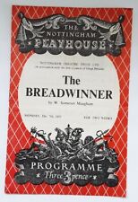 Vintage 1953 The Nottingham Playhouse Theatre Programme - The Breadwinner