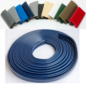1m PVC Handlauf Kunststoffhandlauf Treppenhandlauf Gummi 40x8mm Farbe marineblau - Bild 1 von 3
