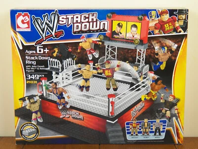 WWE C3 Stackdown Ring Building Set John Cena The Miz Universe 21031**BRAND NEW** - Image 1 of 4