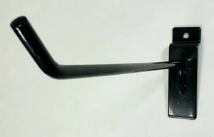 10 Pack | 8" Black Metal SLATWALL HOOKS | Retail Store Display Gridwall - Picture 1 of 7