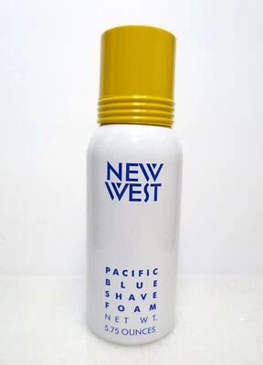全新 WEST BY ARAMIS 男式太平洋蓝色 SHAVE FOAM 5.75 盎司 — 第 1/2 张图片