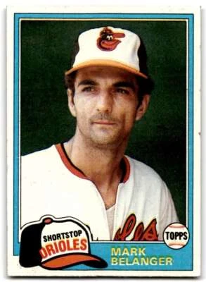 1981 Topps #641 Mark Belanger NM Near Mint Orioles - Image 1 of 2