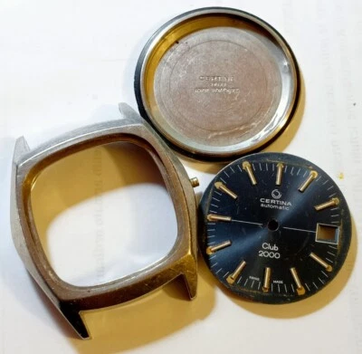 Certina Club 2000 automatic steel case 36mm + blue Dial Swiss Made Foto 1 de 4