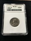 1930  Anacs Graded Canadian,  5 Cent, **Ms-62**