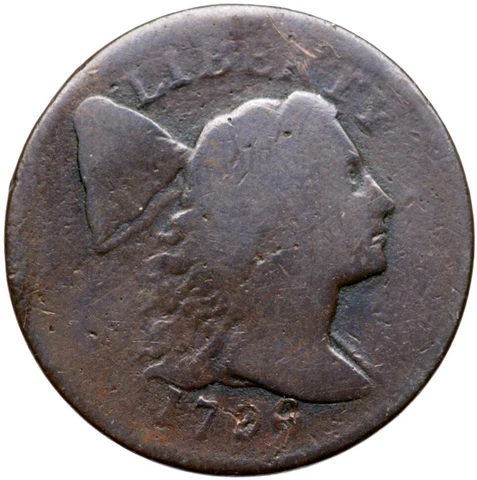 1796 S-89 R-3 Liberty Cap Large Cent Coin 1c Cover