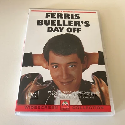 Ferris Bueller's Day Off DVD (Region 4) VGC Widescreen Collection - image 1 of 2