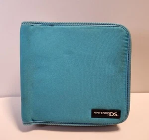 Blue Nintendo DS Carrying Case 2DS 3DS XL Official (Holds 27 Games) - Picture 1 of 4