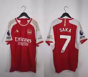 Arsenal FC Home Shirt “Saka Personalised” Player Version 2023/24 - Picture 1 of 13