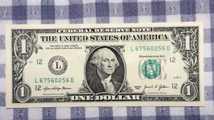 $1 2021 1 FEDERAL RESERVE NOTE - L/D  BLOCK (fw) ( SAN FRANCISCO “L”) AU-UNC SP4 - Picture 1 of 2