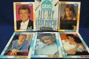 Juego de tarjetas coleccionables Starpics All My Children 1991 (72) juego completo y envoltorio - Imagen 1 de 3