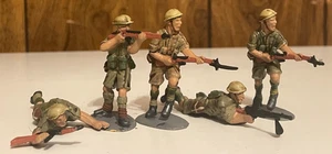 1/32 scale WWII British 8th army soldiers in desert North Africa uniforms. - Picture 1 of 11