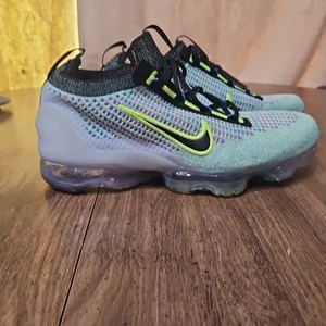 Nike Air VaporMax 2021 FK (GS) Volt Foto Azul (DX3367-700) Talla 6.5Y/8 Mujer - Imagen 1 de 12