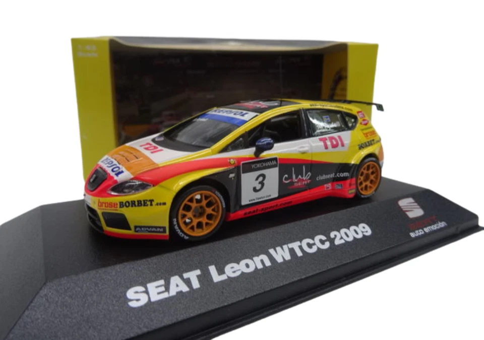 1/43 SEAT LEON REPSOL #3 WTCC 2009 RYDELL FISCHER AFL30 EXTREMELY RARE - Immagine 1 di 1