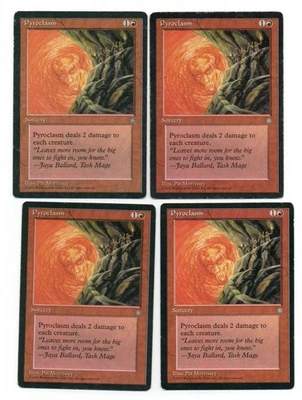 Ice Age  MTG  Playset  Pyroclasm  Magic - Image 1 of 2