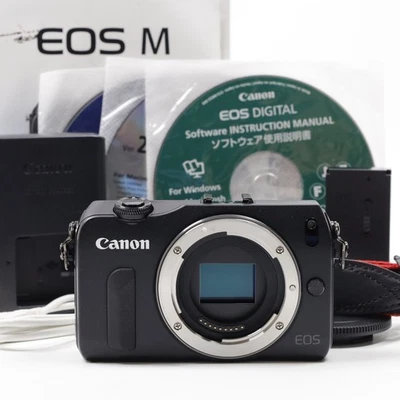 Canon EOS M 18.0MP Mirrorless Digital Camera Black [Top Mint] #4544J - Image 1 of 4