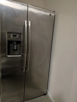 GE Profile Stainless Steel Side-by-Side Refrigerator with Ice Maker - Image 1 of 4