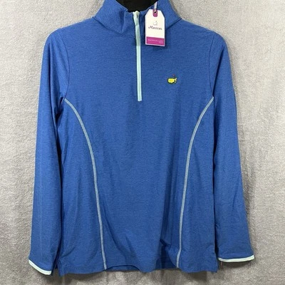 Pullover Masters Magnolia Lane Damas Grande Cuarto Cremallera Rendimiento Elástico Nuevo con Etiquetas Foto 1 de 4