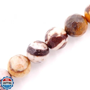 Malahill facettierte Edelsteinperlen für Schmuckherstellung, verkauft pro Beutel 5 Stränge - Bild 1 von 5