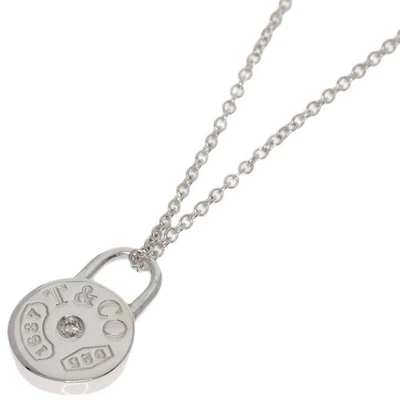 TIFFANY & Co.  1837 круглый рок бриллиант ожерелье серебро женщины [б/у] - Изображение 1 из 4