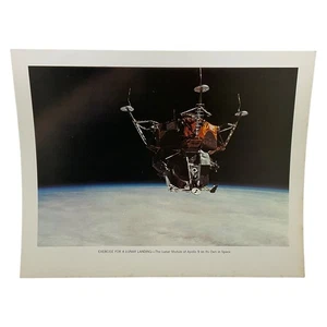 Vintage Apollo 9 Lunar Module NASA Photo 1969 Earth Orbit Space - Picture 1 of 5