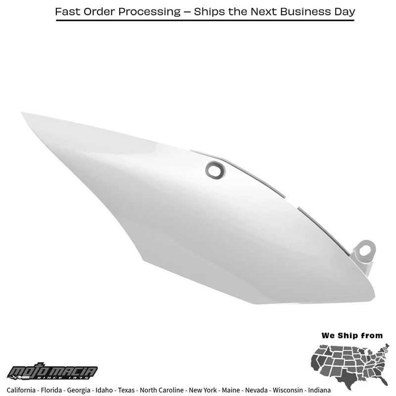 PANELES LATERALES BLANCOS HONDA CRF450RX 2017-2020 HONDA CRF450R 2017-2020 HONDA CRF250R Foto 1 de 1