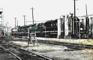 ORIGINAL KODACHROME SLIDE BALTIMORE & OHIO GP-40 #3684 HAGERSTOWN, MD SEPT. 1976 - Picture 1 of 1