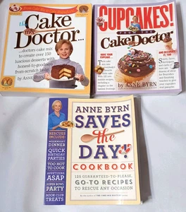 Lot of 3 Anne Byrn Cake Mix Doctor Books Go To Recipes for All Occasions - Picture 1 of 2