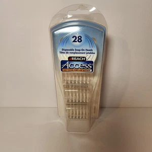 Cabezales de repuesto Reach Access Daily Flosser sin sabor 28 unidades desechables NUEVO - Imagen 1 de 2