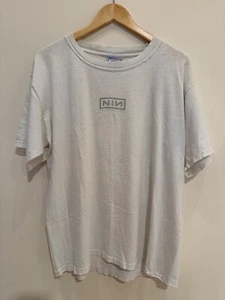 NIN NINE INCH NAILIS ORIGINAL ALL SPORT HALO SEVENTEEN 2002 SHIRT SIZE L RARE - Picture 1 of 13