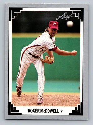 1991 Leaf #410 Roger McDowell - Image 1 of 2
