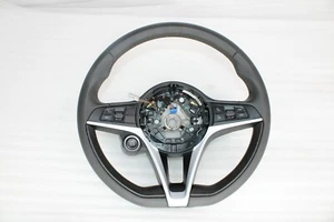 ❤️ 2017 - 2019 ALFA ROMEO GIULIA OEM FRONT LH DRIVER STEERING WHEEL W/ CONTROLS - Picture 1 of 12