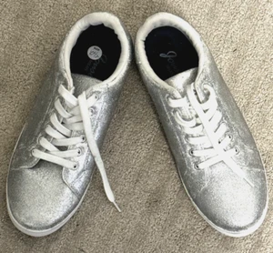 Jonsen Milan Silver Sneakers Size 10.5 - Bild 1 von 2