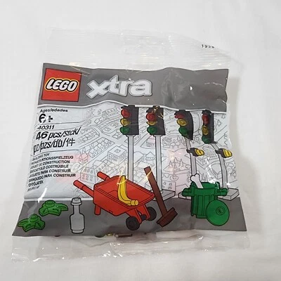 Lego Xtra City Town Accessories (40311) Street Traffic Lights Polybag NEW Sealed - Image 1 of 2