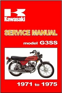 KAWASAKI Workshop Manual G3SS 1971 1972 1973 1974 & 1975 Service & Repair - Picture 1 of 6