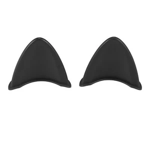 Schwarze Katzenohren Stil Motorradhelm Aufkleber Dekoration Universal 2 Stück - Picture 1 of 7