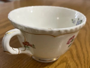Royal Worcester England Fine China Teetasse Devon Muster Rosen vergoldet - Bild 1 von 7
