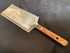 Vintage Robeson ShurEdge Meat Cleaver & Tenderizer - Stainless & Wood - Picture 1 of 10